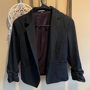 Express 3/4 cropped blazer